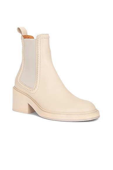 Shop Chloé Mallo Boot In Pearly Grey