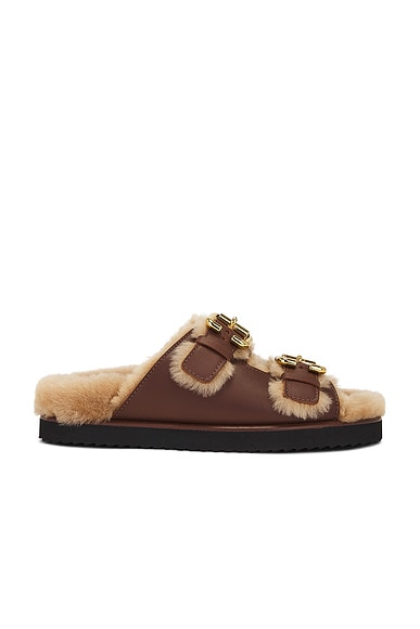 Chloe Nil Sandal in Sooty Brown