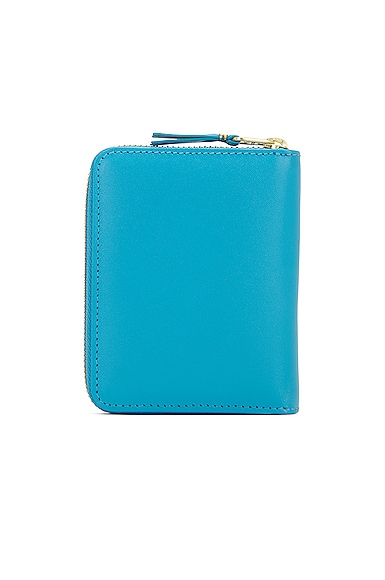 Shop Comme Des Garçons Classic Leather Wallet In Blue