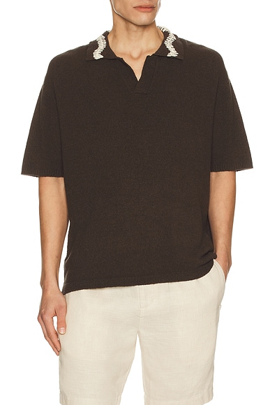 Hand Crochet Collar Polo