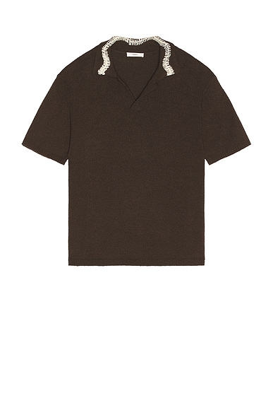 Hand Crochet Collar Polo