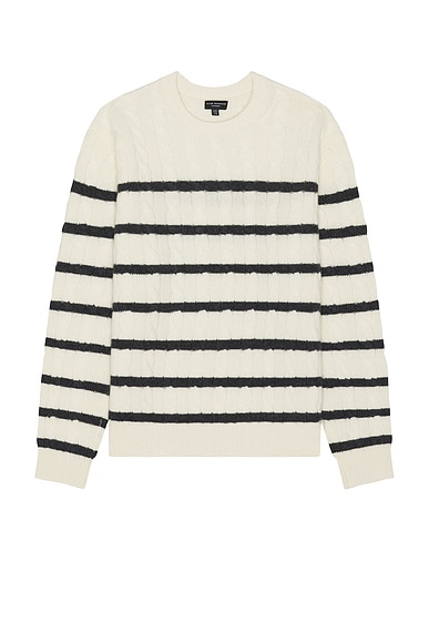 Cashmere Cable Crew Sweater