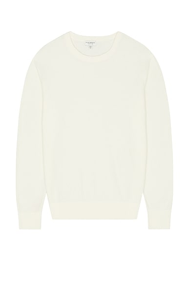 Club Monaco Micro Boucle Sweater in Cream