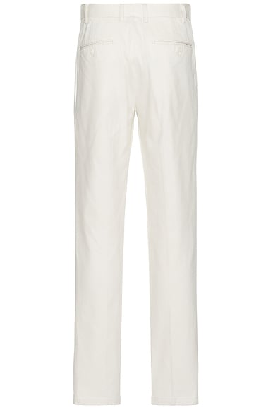 Shop Club Monaco Pleated Trouser In Off White