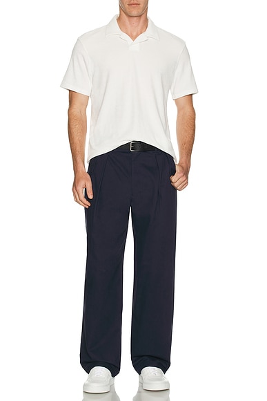 Loop Terry Johnny Collar Polo