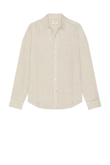 Long Sleeve Button Down Linen Shirt