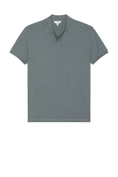 Club Monaco Johnny Collar Polo in Stormy Weather