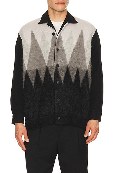 Wool Knit Button Down Sweater