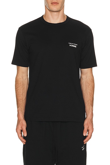 COMME des GARCONS HOMME Tee in Black