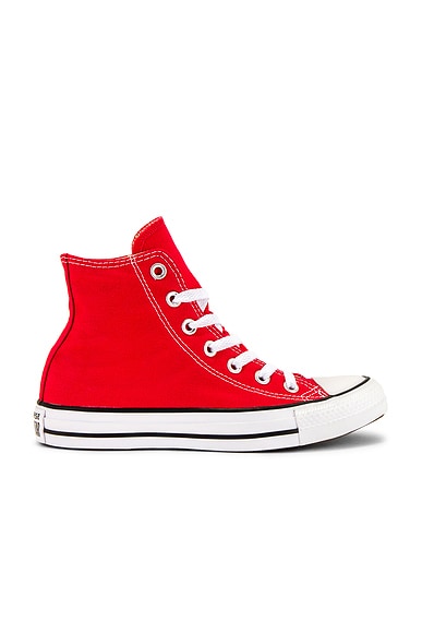 Converse Chuck Taylor All Star Hi Sneaker in Red