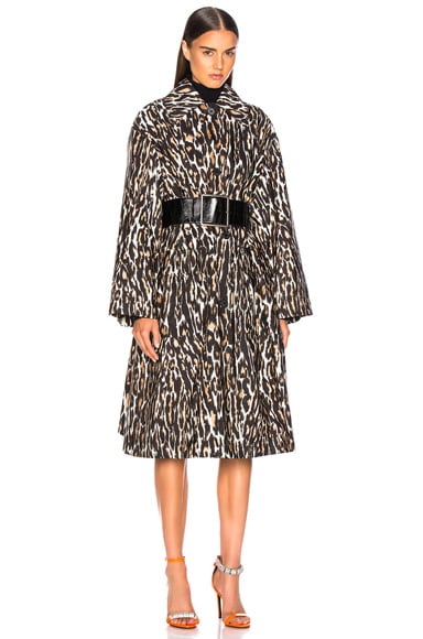 Leopard Print Coat