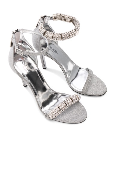 Camelle Diamond & Swarovski Embellished Sandals