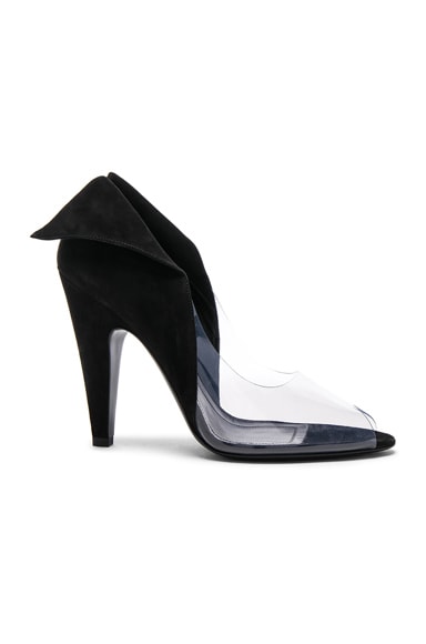 Suede & Vinyl Kahlo Heels