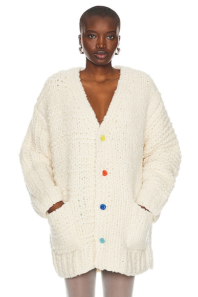 Giant Handknit Cardigan Sweater