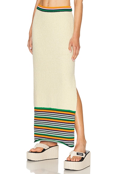 Christopher John Rogers Pencil Skirt in Buttermilk