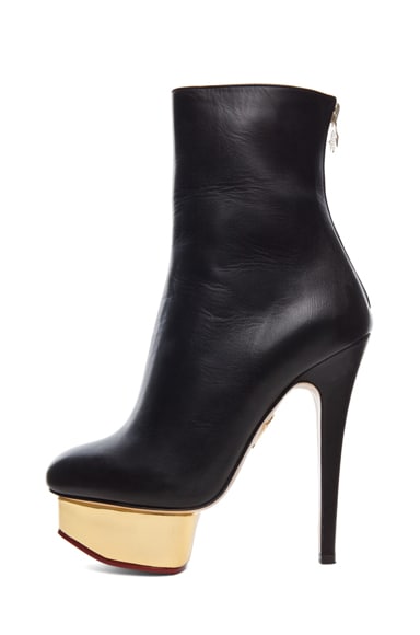 Charlotte Olympia Lucinda Signature Island Nappa Leather Booties in ...
