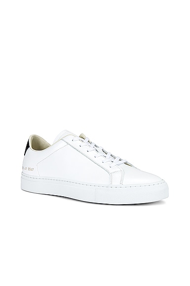 Shop Common Projects Retro Low In White,black