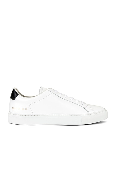 Common Projects Retro Low in White