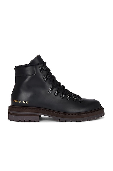 Common Projects Hiking Boot In Negro