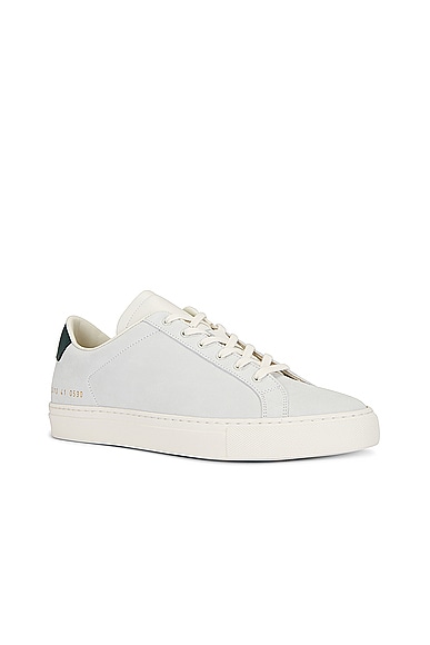 Shop Common Projects Retro Sneaker In White & Green