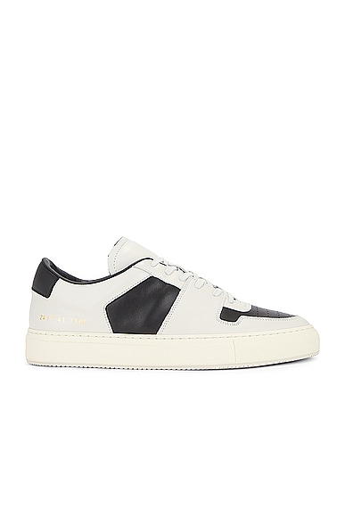 Common Projects Decades Sneaker in Black & White