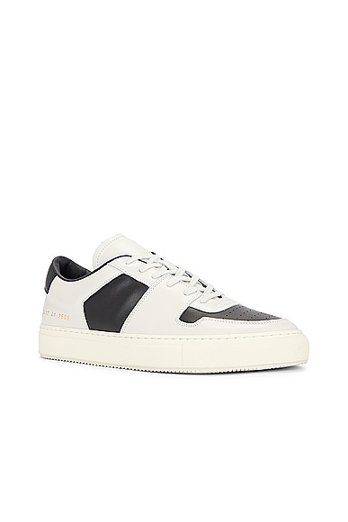 Shop Common Projects Decades Sneaker In Black & White