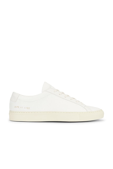 Common Projects Canvas Achilles in Off White