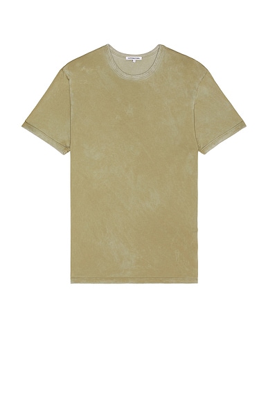 Classic Crewneck Tee in Vintage Basil