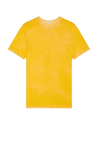 COTTON CITIZEN Classic Crewneck Tee in Vintage Saffron