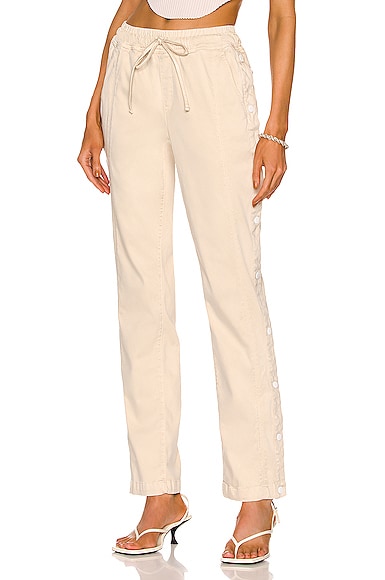 COTTON CITIZEN The London Snap Pant in Oatmeal | FWRD