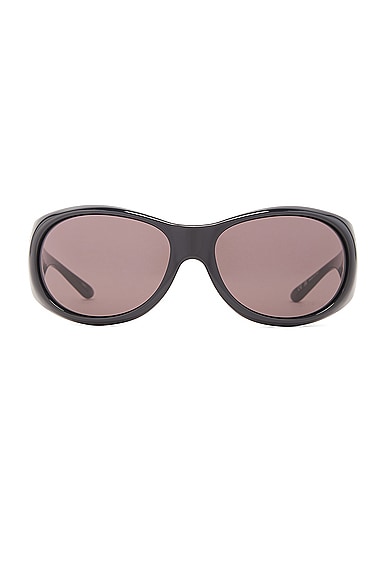 Courrèges Hybrid 01 Sunglasses In Black