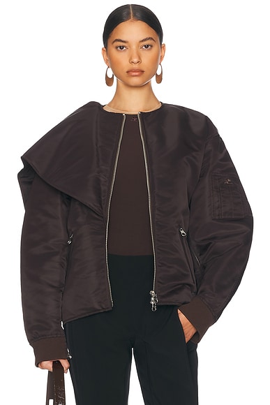 Knot Nylon Bomber Jacket