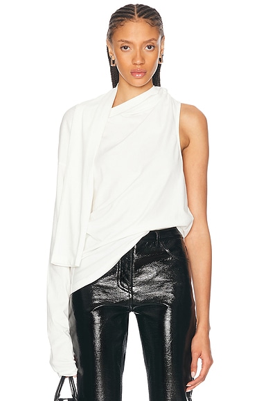 Smythe turtleneck drape blouse on sale