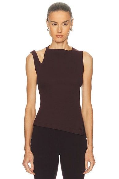 Transverse 90's Ribbed Top