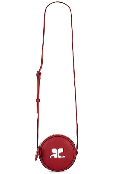 Courreges Small Camera Bag in Red