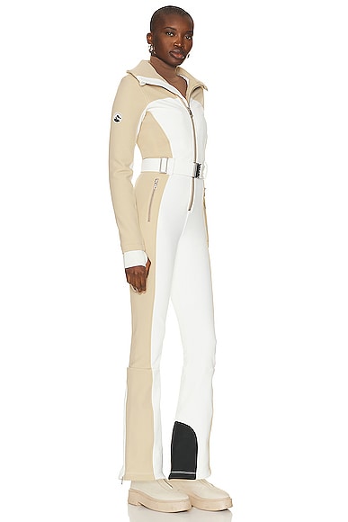 Shop Cordova Badia Ski Suit In Sand & Cloud