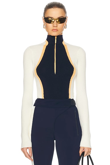 CORDOVA Geilo Quarter Zip Pullover in Indigo