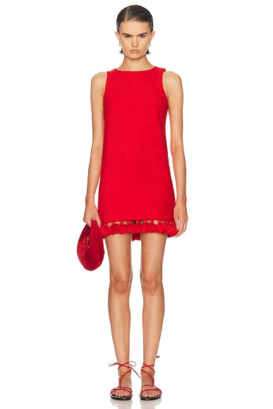 Cap d'Antibes Manon Courte Dress in Rouge