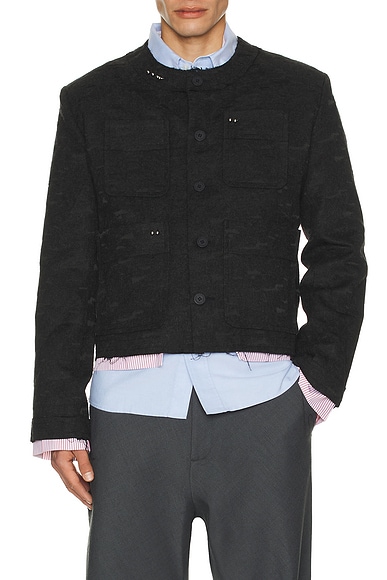 Charles Jeffrey LOVERBOY French Bitch Jacket in Grey