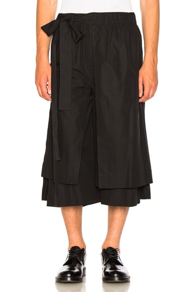 送料無料 いつまで Layered Green Craig Cotton FWRD | Black in Shorts Track パンツ
