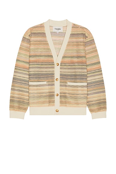 Rainbow Mesh Cardigan