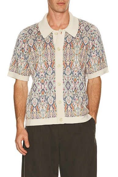 Corridor Trance Knit Shirt in Natural