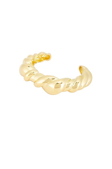 Shop Completedworks Cuff Bracelet In 18k Gold Plate