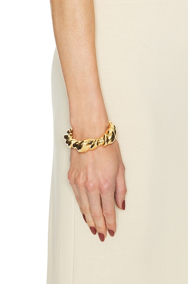 Shop Completedworks Cuff Bracelet In 18k Gold Plate