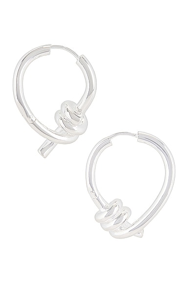 Shop Completedworks The Freedom To Imagine Ii Earrings In Silver Plate