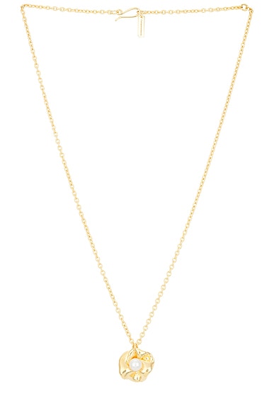 Completedworks 18k Gold Plated & Freshwater Pearl Necklace in 18k Gold Plate