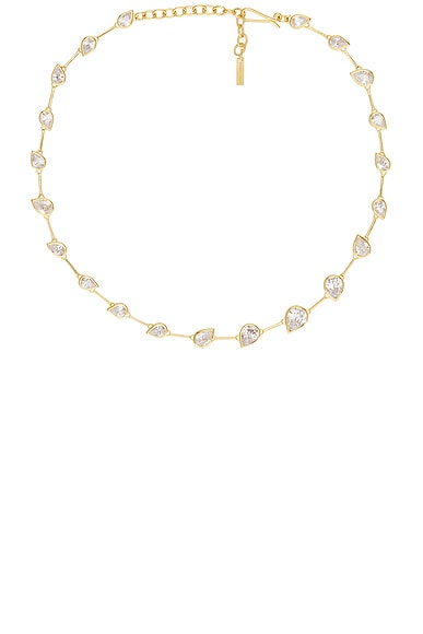 18k Gold Plated & Cubic Zirconia Necklace