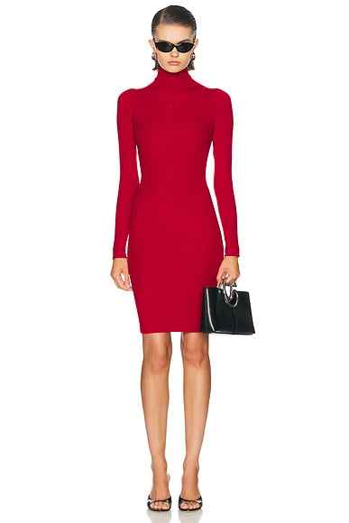 Coperni Seamless Dress in Red