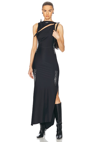 Coperni X Puma Asymmetric Dress in Black | FWRD