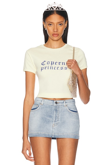 Coperni X Disney Princess Slim Fit Top in Yellow